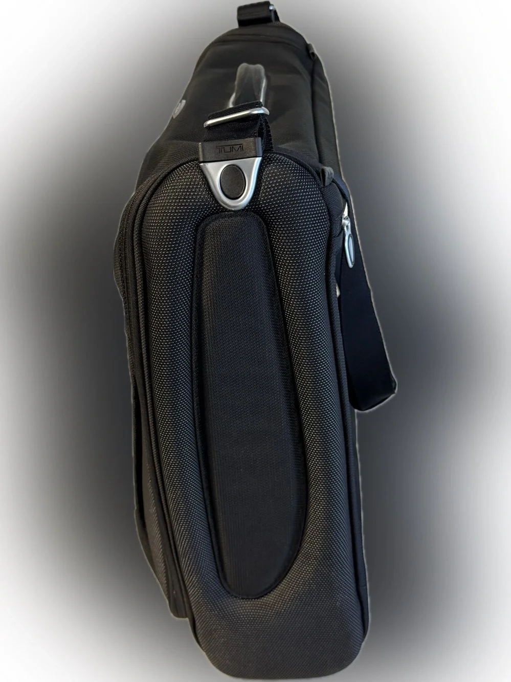 TUMI T3 Black Ballistic Nylon Hanging Garment Bag Carry On Suit Travel Luggage